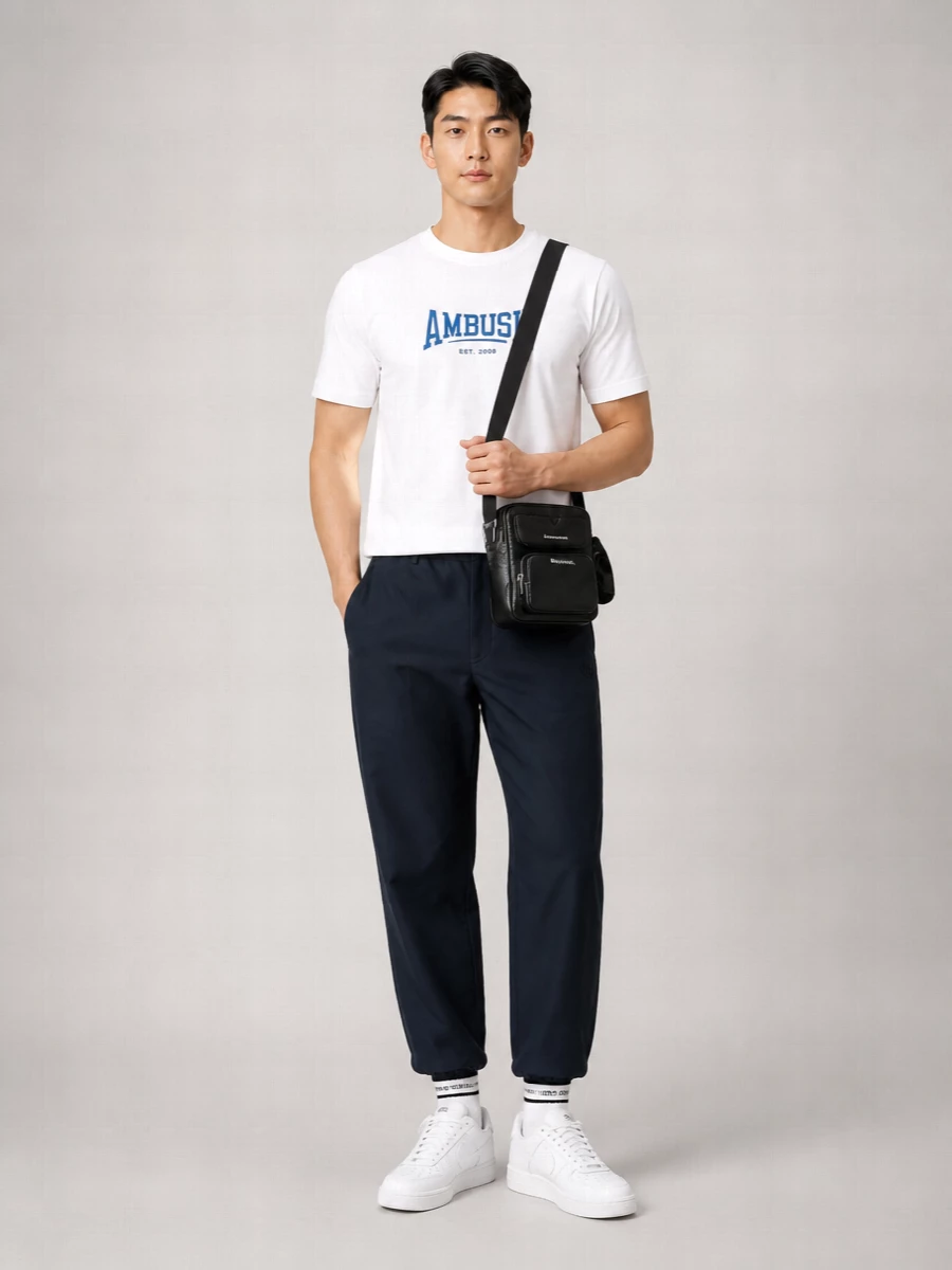 Ambush Ribbed Crew-Neck T-Shirt