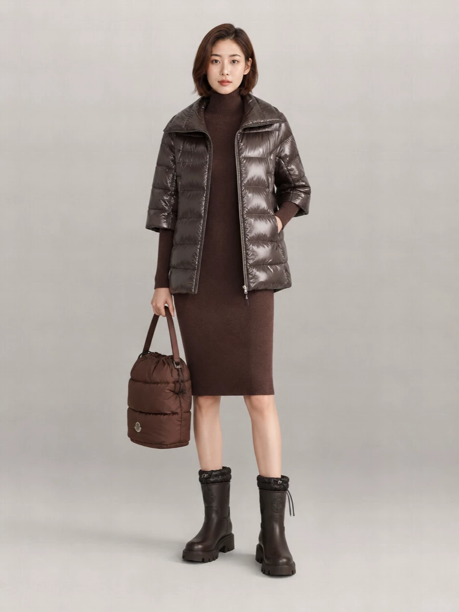 Moncler Caradoc Quilted Bucket Bag
