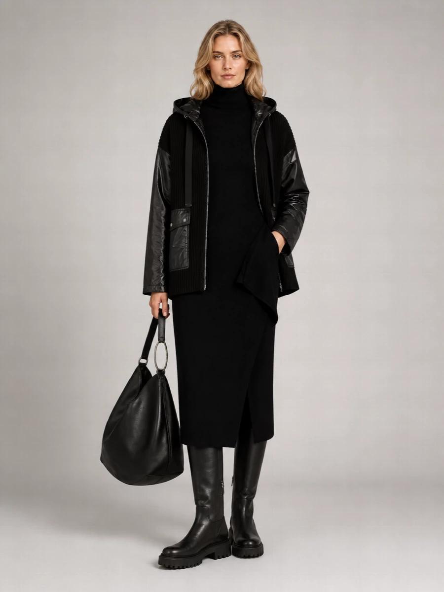 Dondup Leather Hobo Shoulder Bag