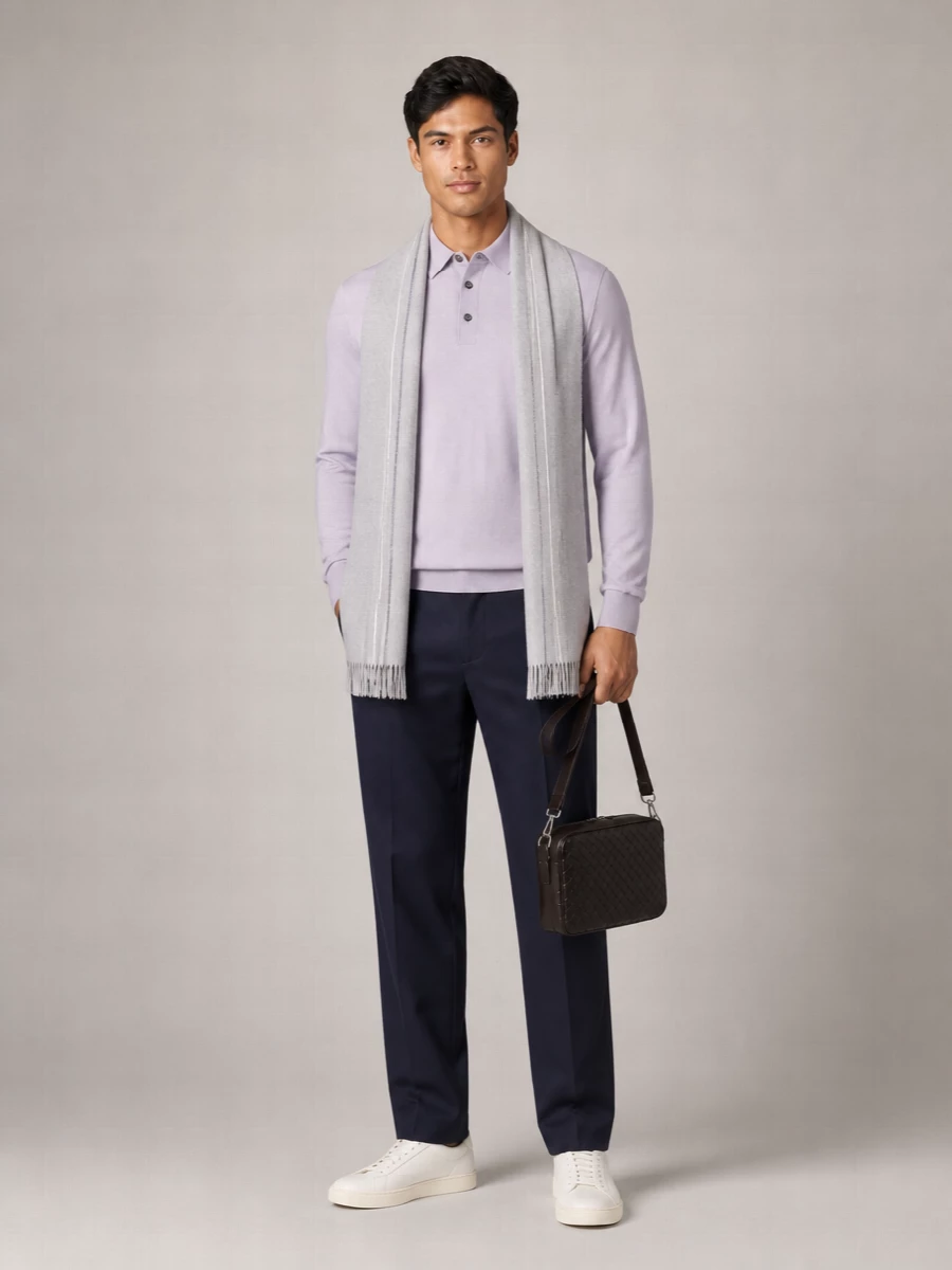Kiton Wool Polo Shirt