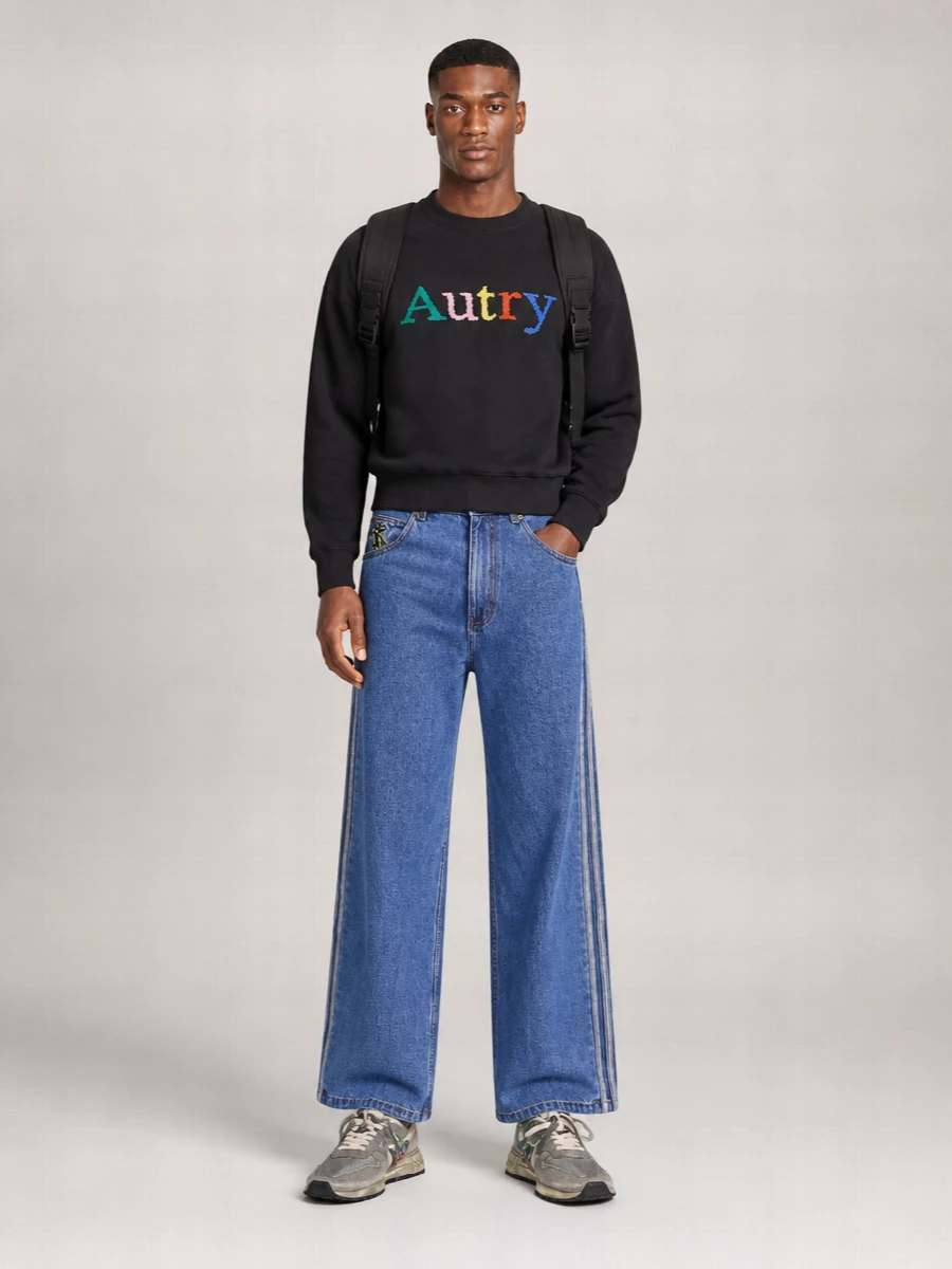 Autry Mesh And Suede Low-Top Sneakers