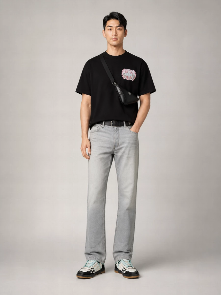 Amiri Cotton Printed Crew Neck Short-Sleeve T-Shirt