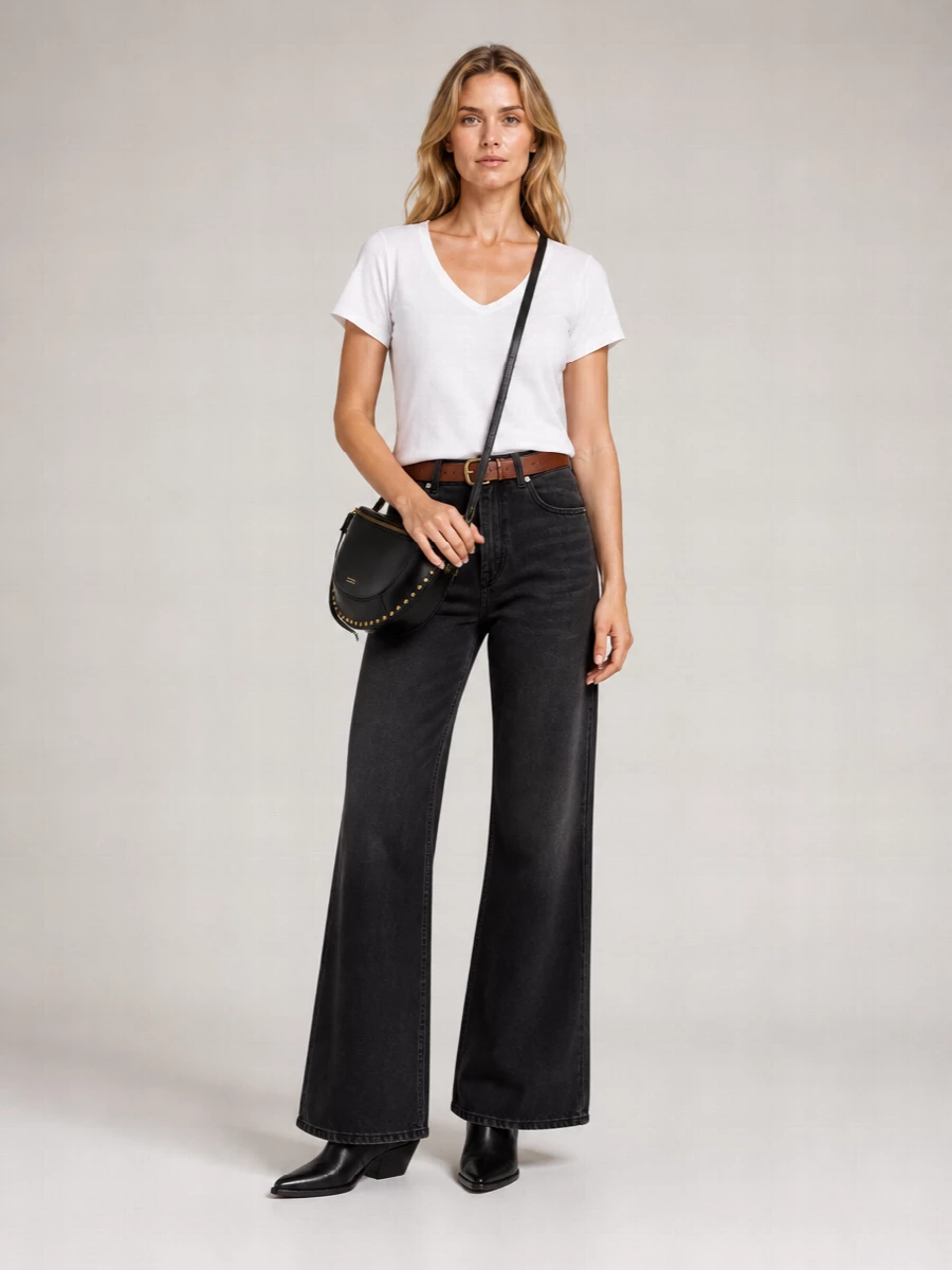 Isabel Marant Etoile Linen Short-Sleeve T-Shirt