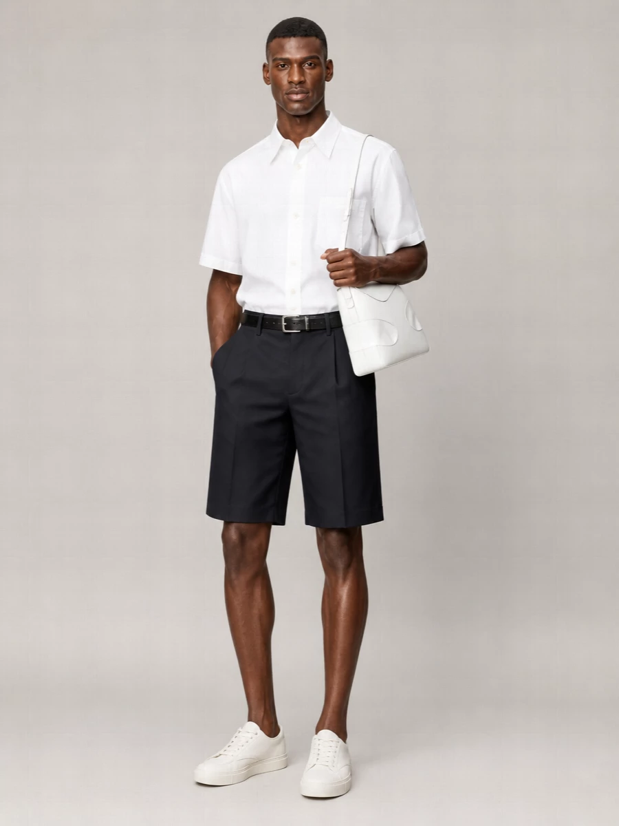 Ami Paris Cotton Short-Sleeve Shirt