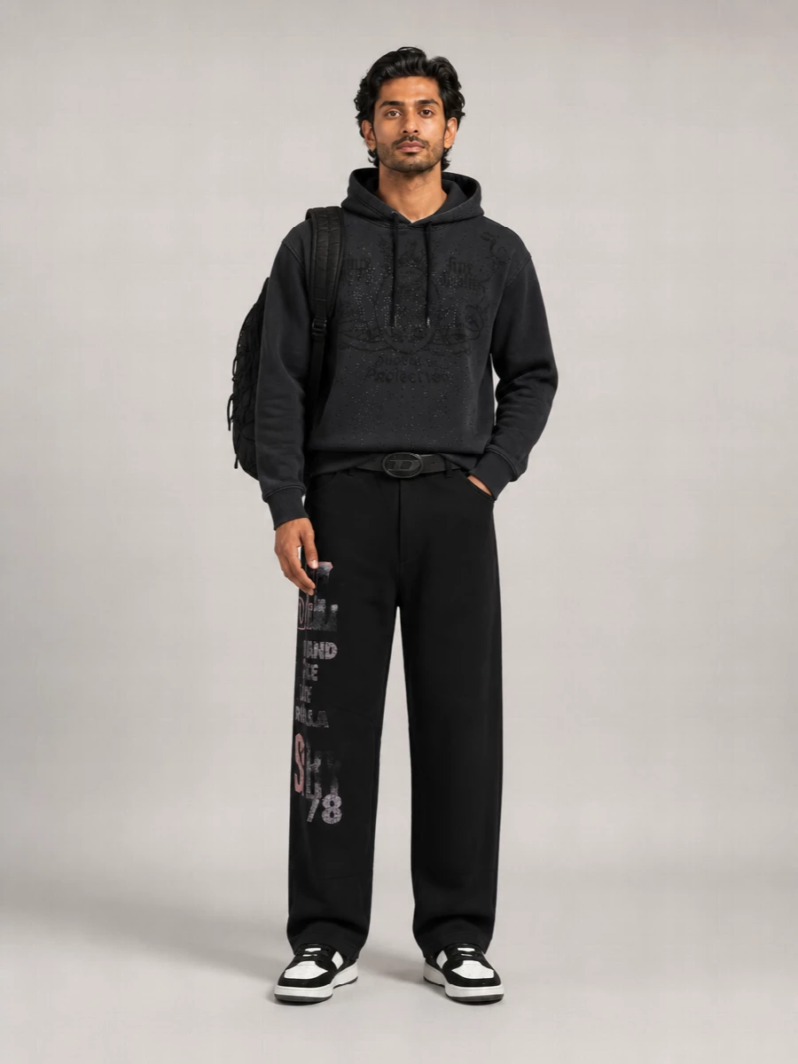 Diesel Cotton Loose-Fit Joggers