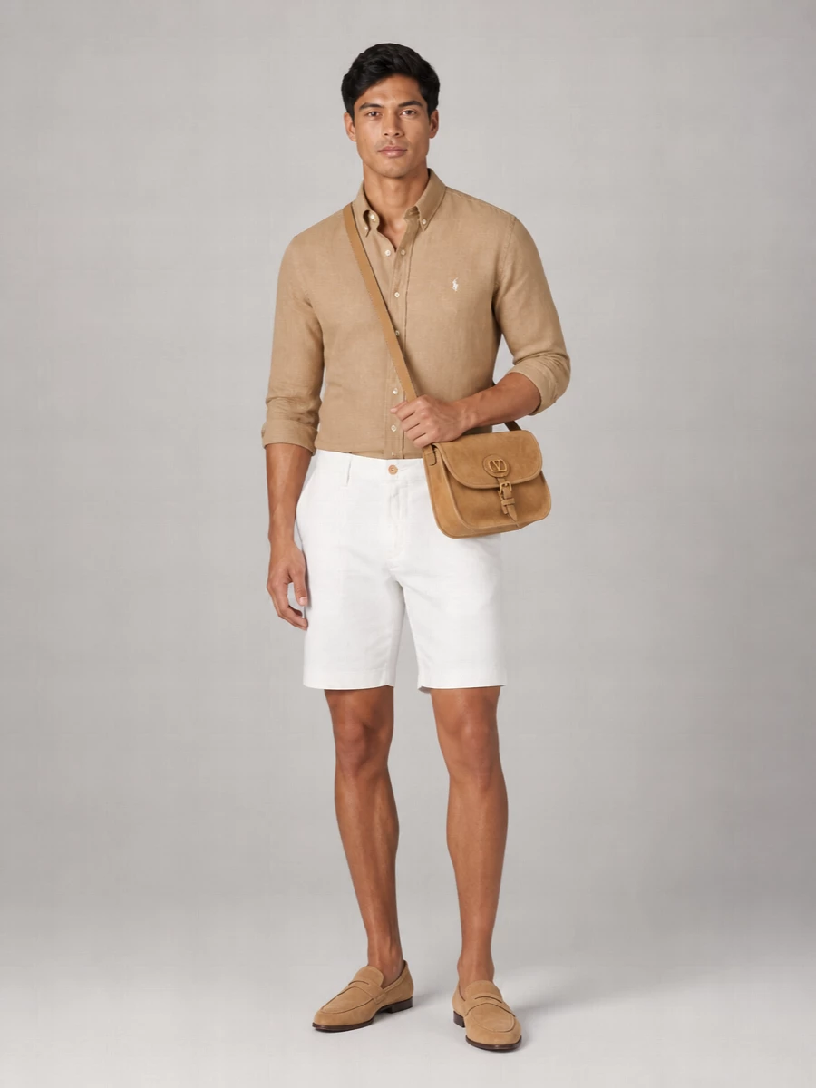 Ralph Lauren Linen Long-Sleeve Shirt