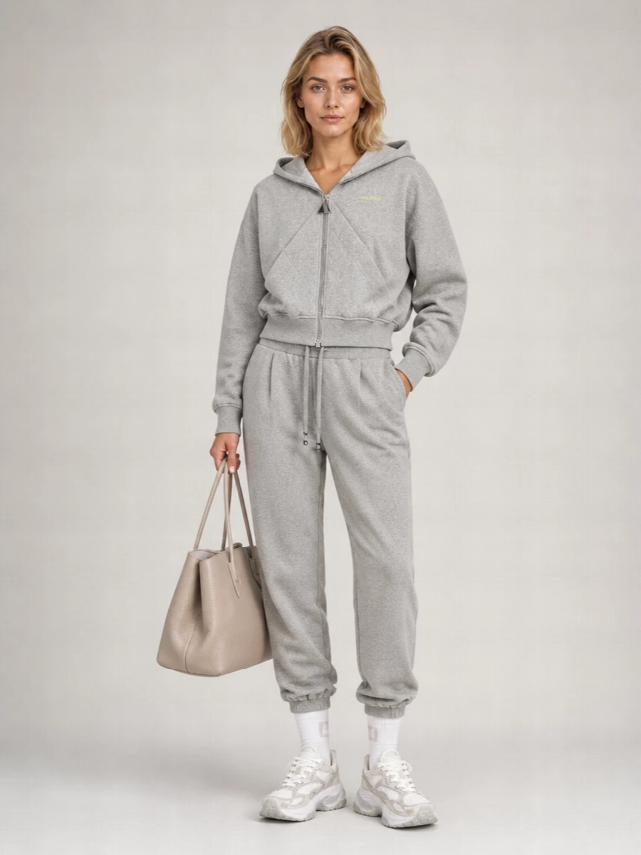 The Attico Cotton Wide-Leg Cuffed Track Pants