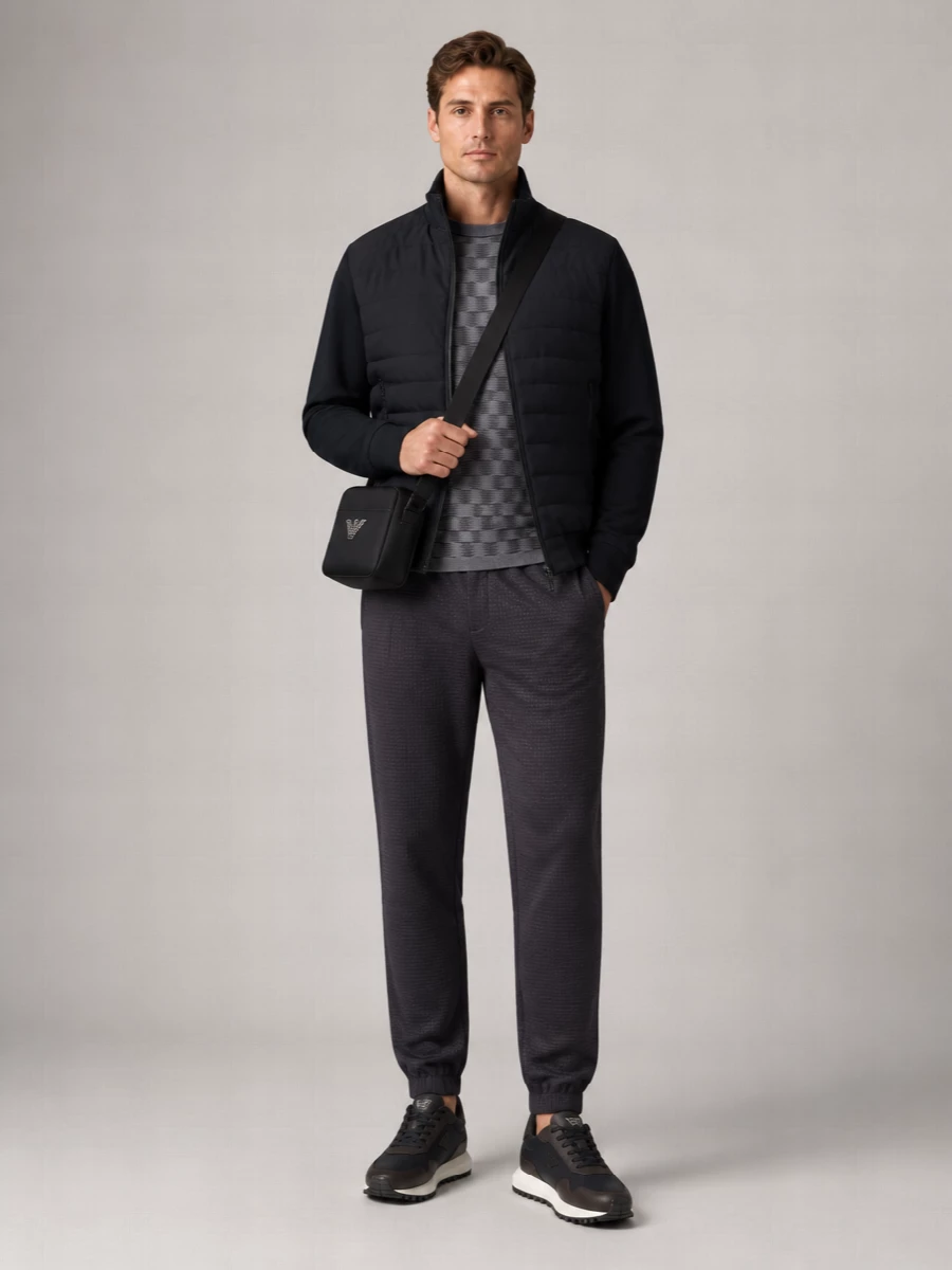 Emporio Armani Quilted Puffer Coat
