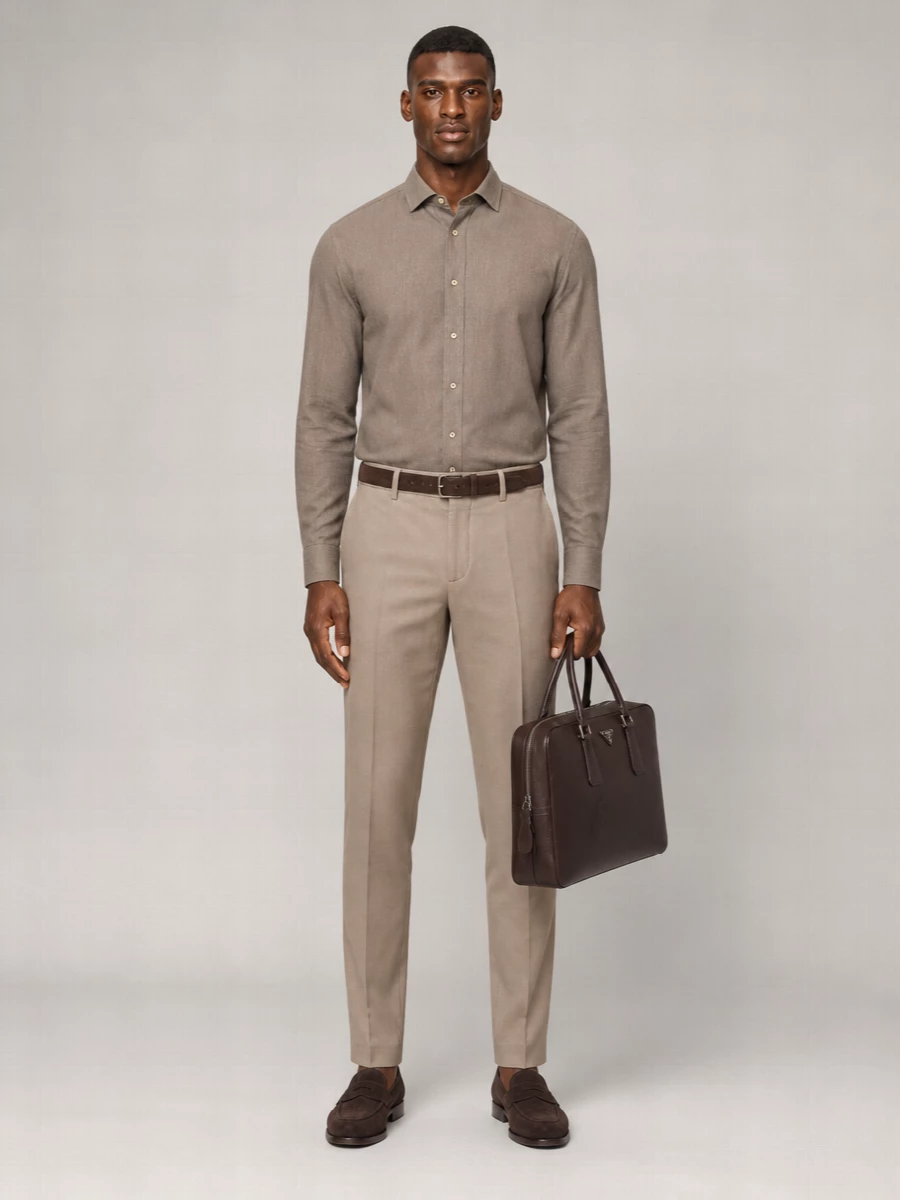 Brunello Cucinelli Cotton Regular-Fit Chino Pants