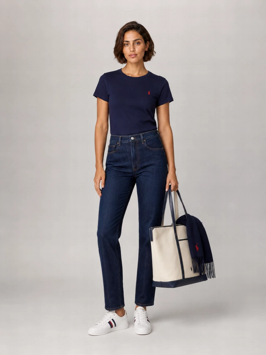 Polo Ralph Lauren cotton jersey logo-embroidered crew-neck t-shirt