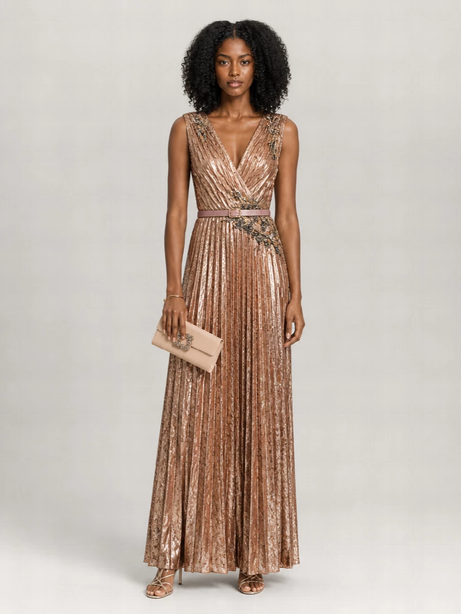 Dolce&Gabbana Silk Maxi Evening Gown