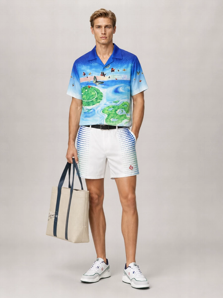 Casablanca Polyester Swim Shorts