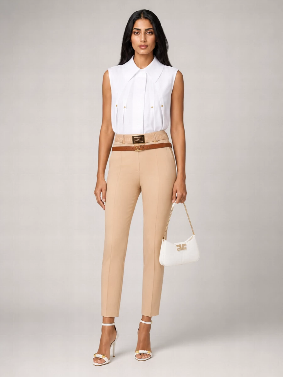Elisabetta Franchi Cropped Trousers
