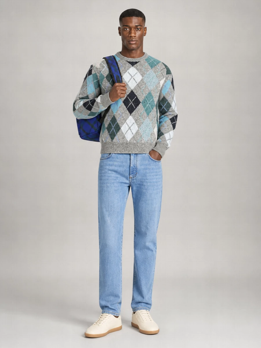 Burberry Printed Nylon Backpack