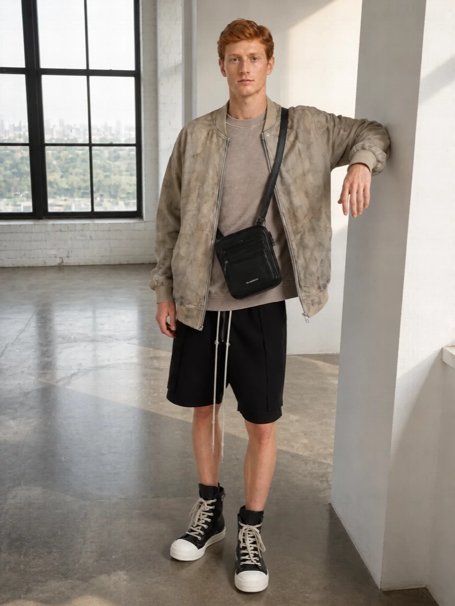 Rick owens drkshdw bomber cargos hi tops