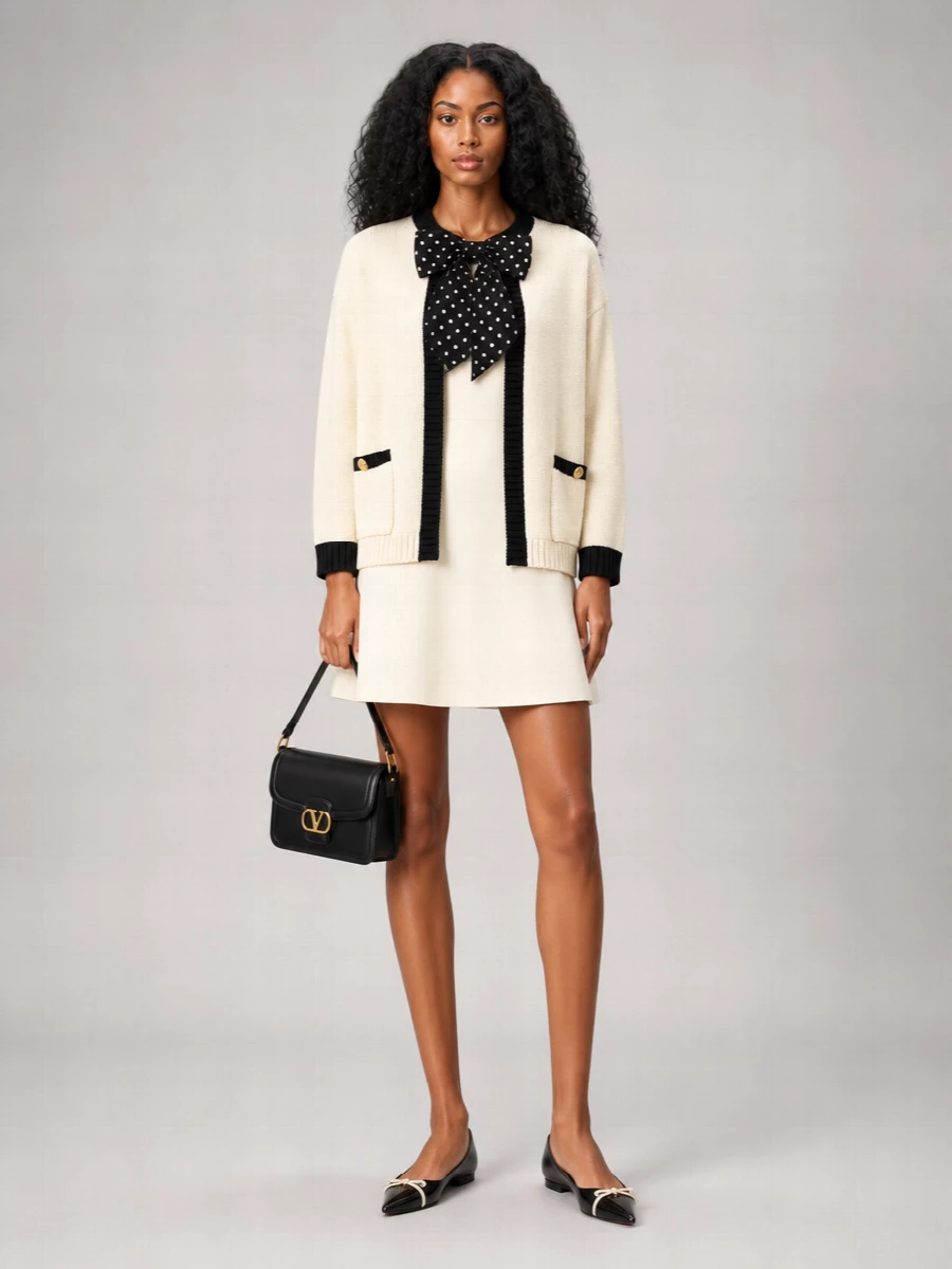 Valentino Garavani Cotton Blend Cardigan