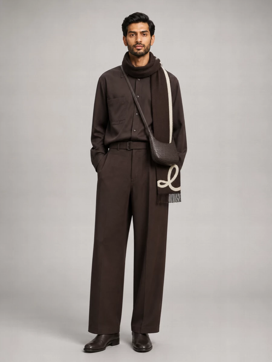 Lemaire Wool Gabardine Overshirt
