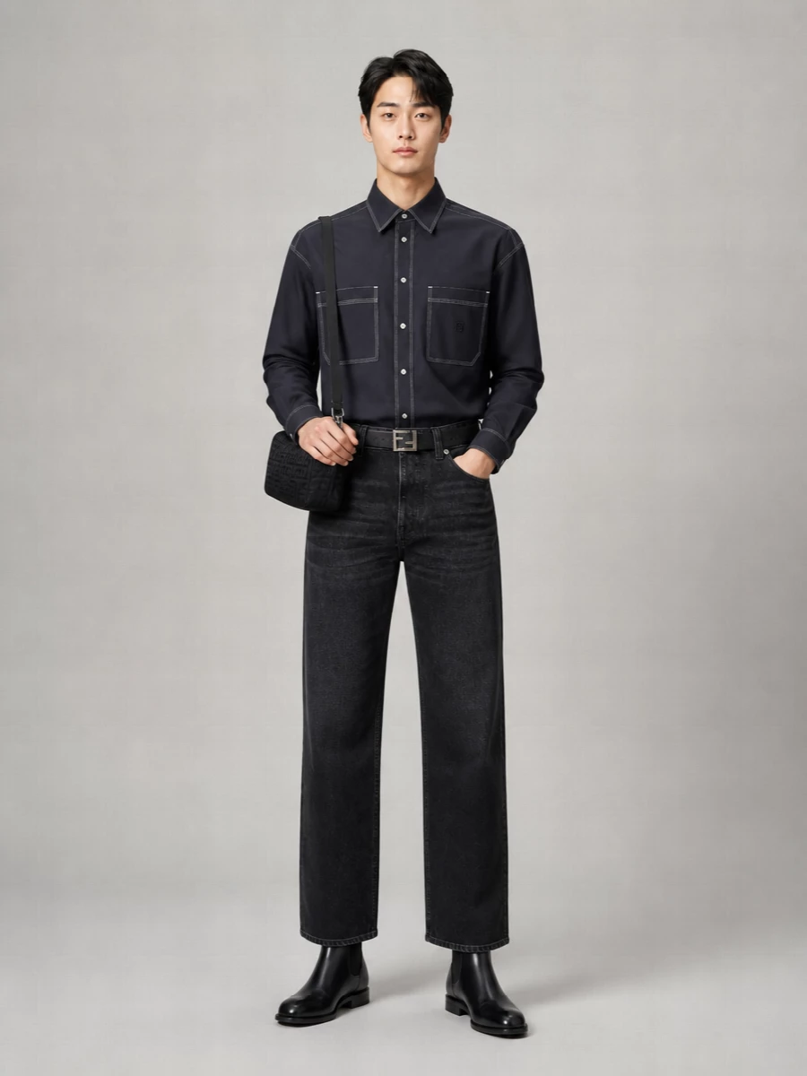 Fendi Black Denim Jeans