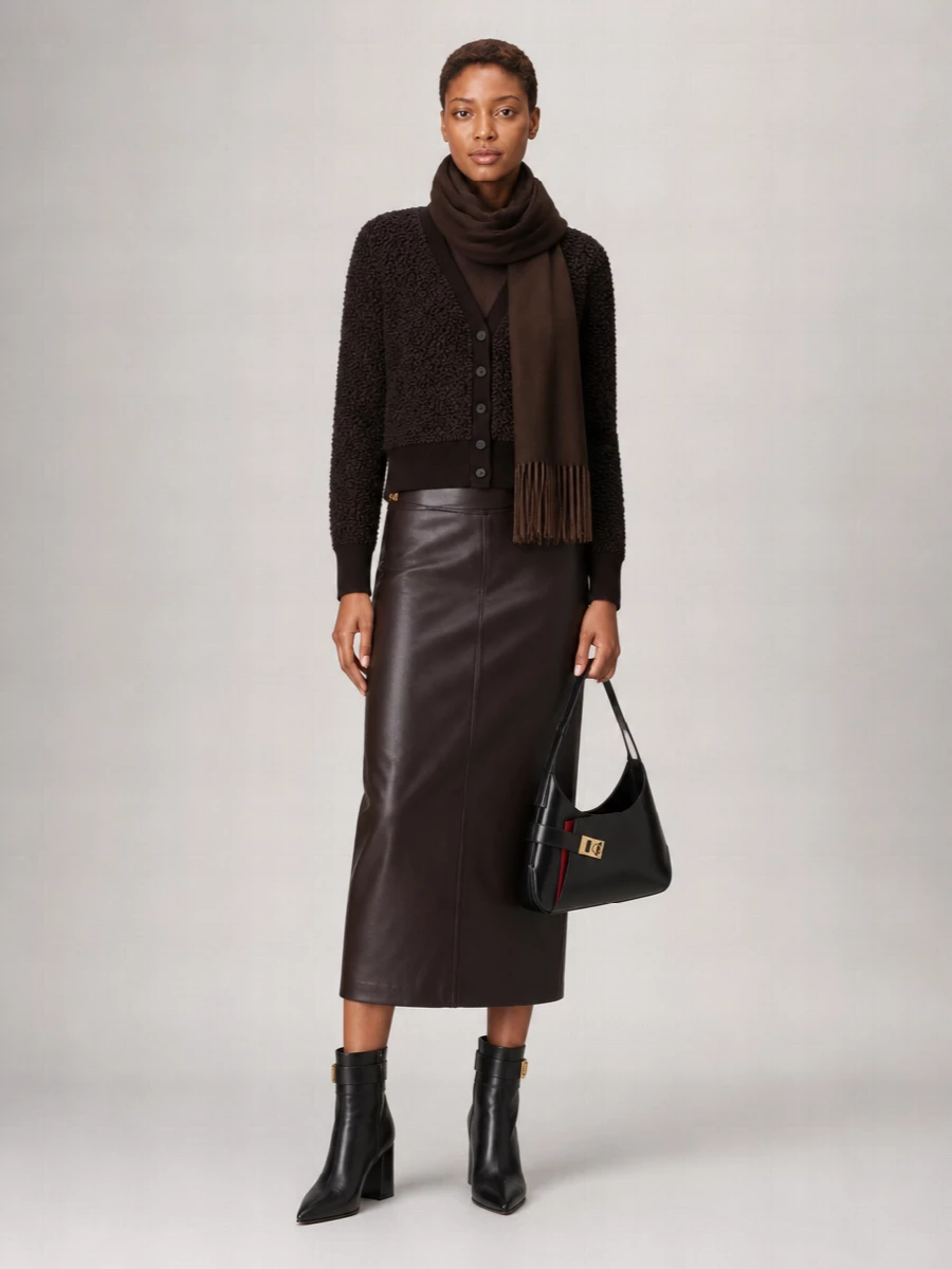 Ferragamo Bouclé Cardigan