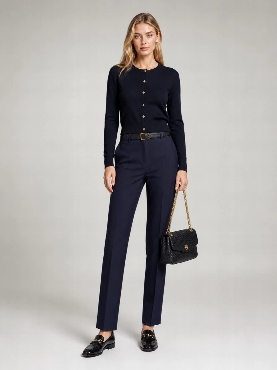 Bottega Veneta Silk Fine-Knit Regular-Fit Cardigan
