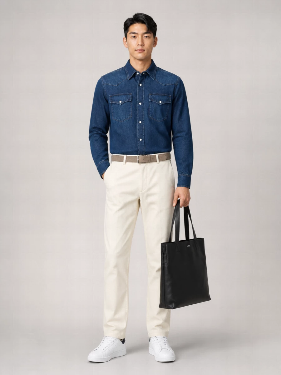 A.p.c. Denim Western Shirt