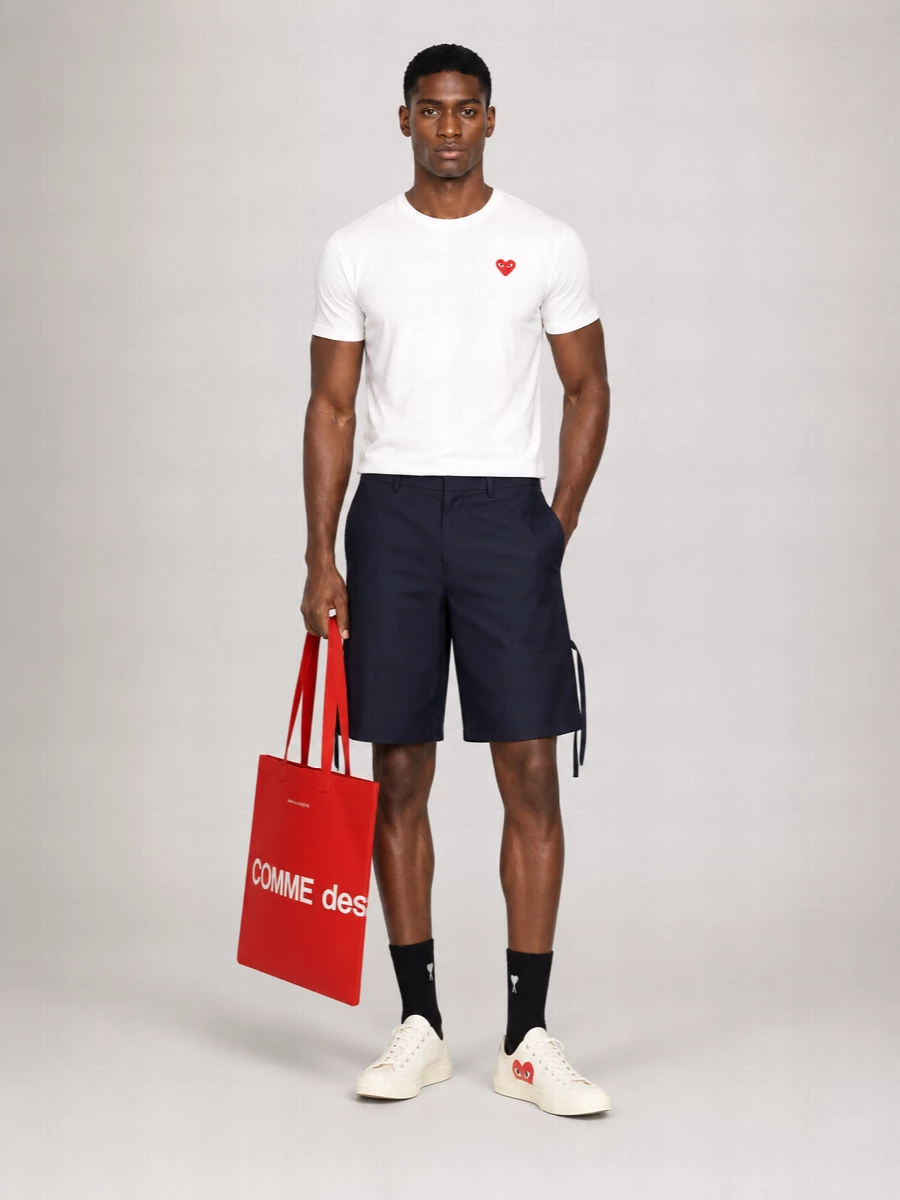 Comme Des Garçons Play Heart Logo Cotton T-Shirt