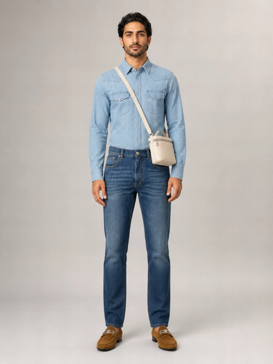Tom Ford Denim Western Shirt