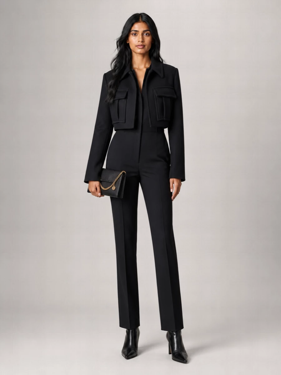 Stella Mccartney Wool Cropped Jacket