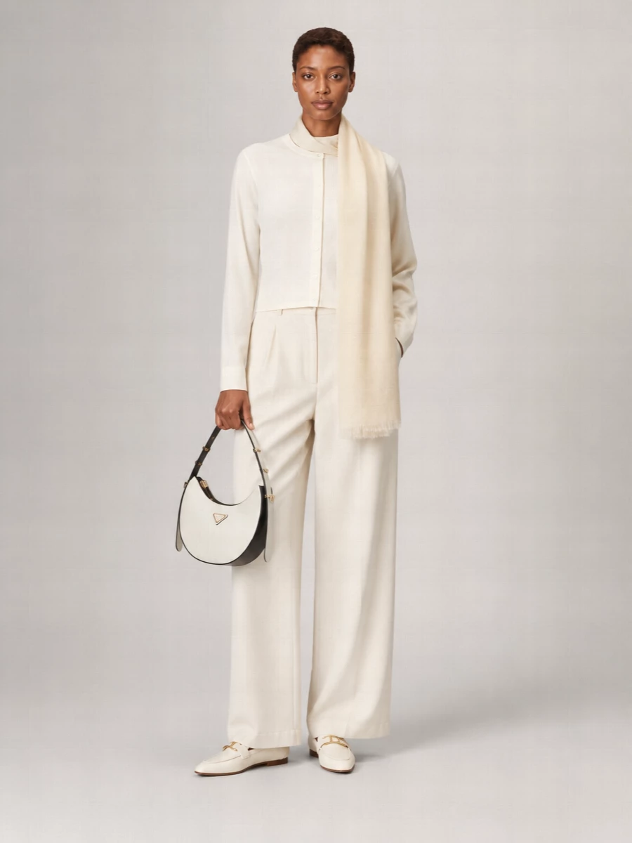 Auralee Silk Crewneck Blouse