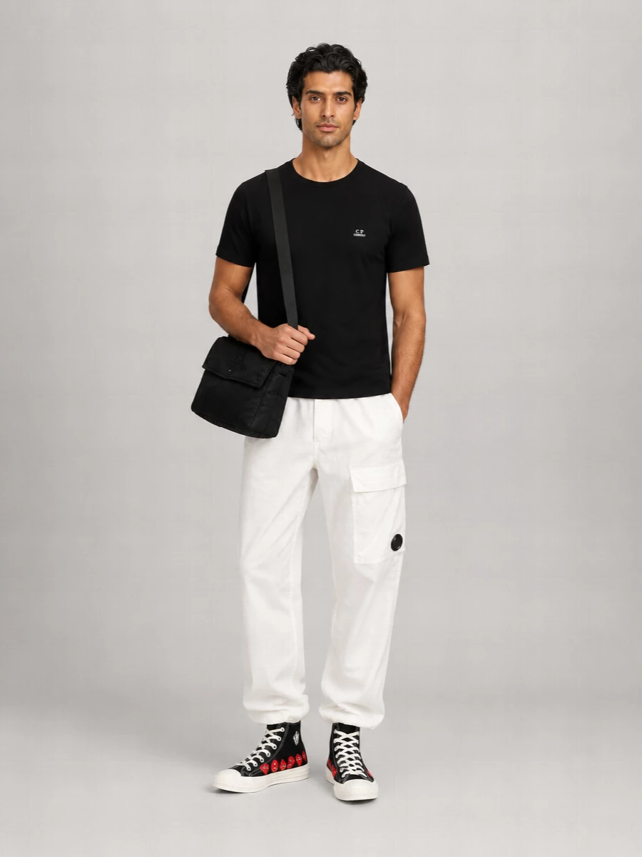 C.p. Company Cotton Logo Patch Short-Sleeve T-Shirt