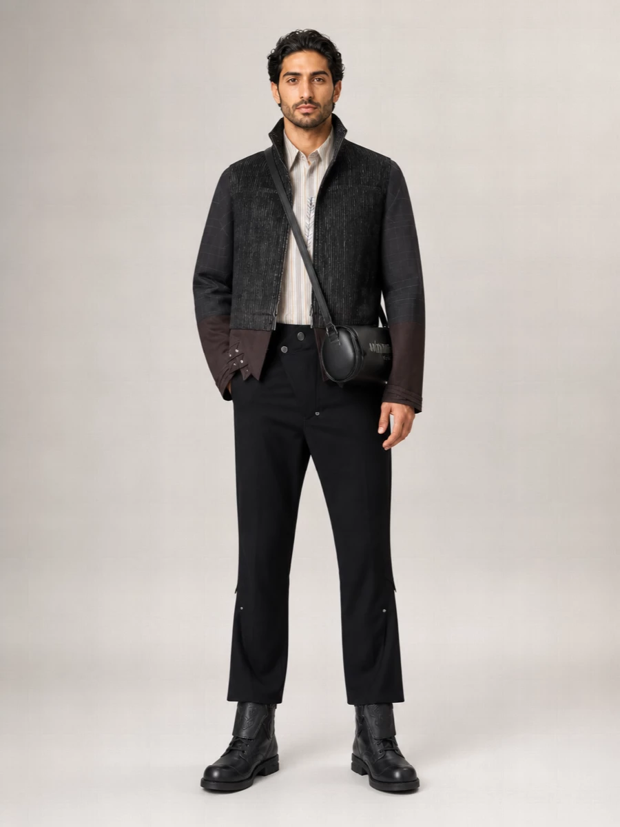 Kiko Kostadinov Silk Single-Breasted Coat