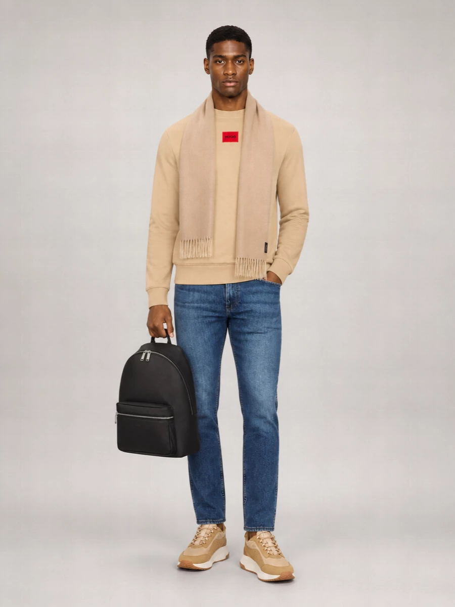 Boss Cotton Crew Neck Sweatshirt