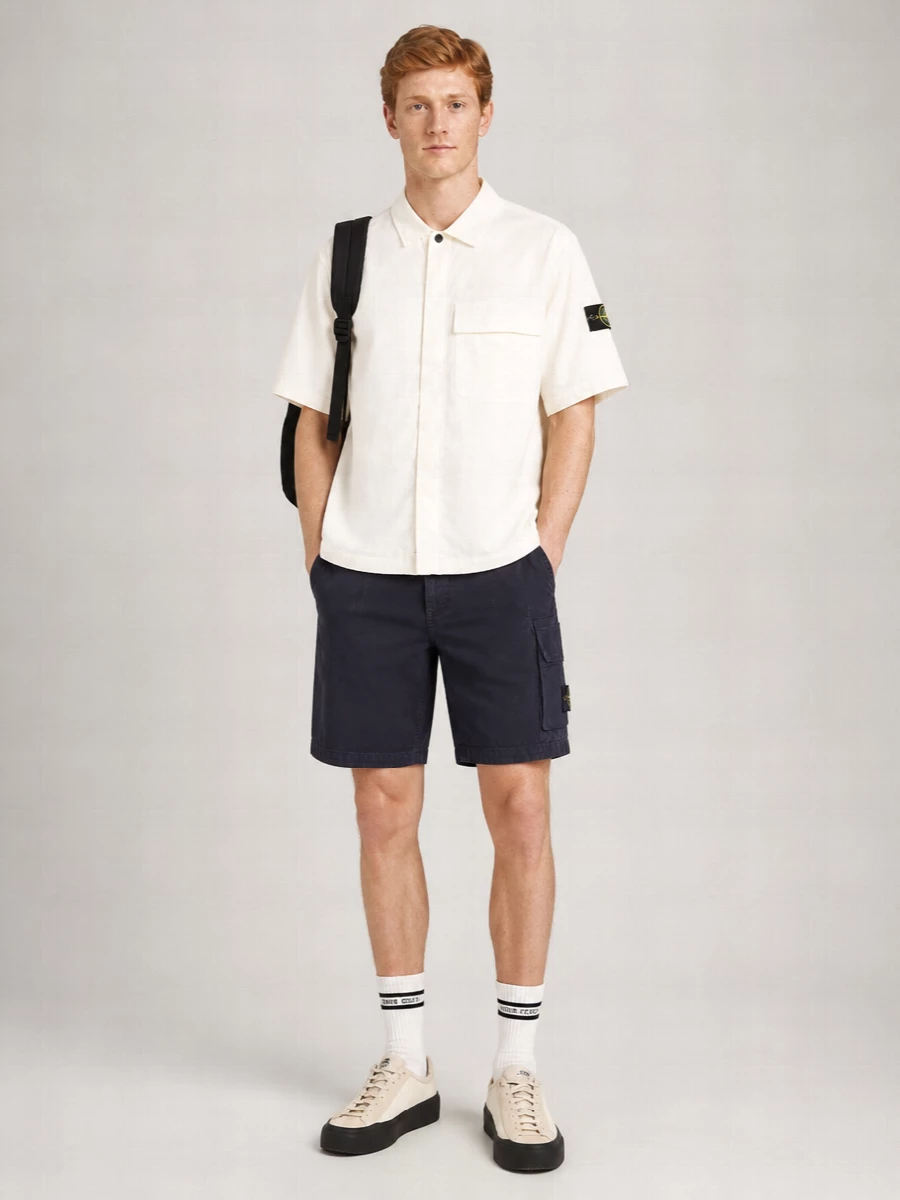 Stone Island Cotton Shorts