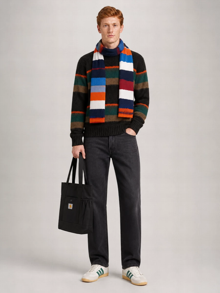 Carhartt Wip Embroidered Alpaca Blend Jumper