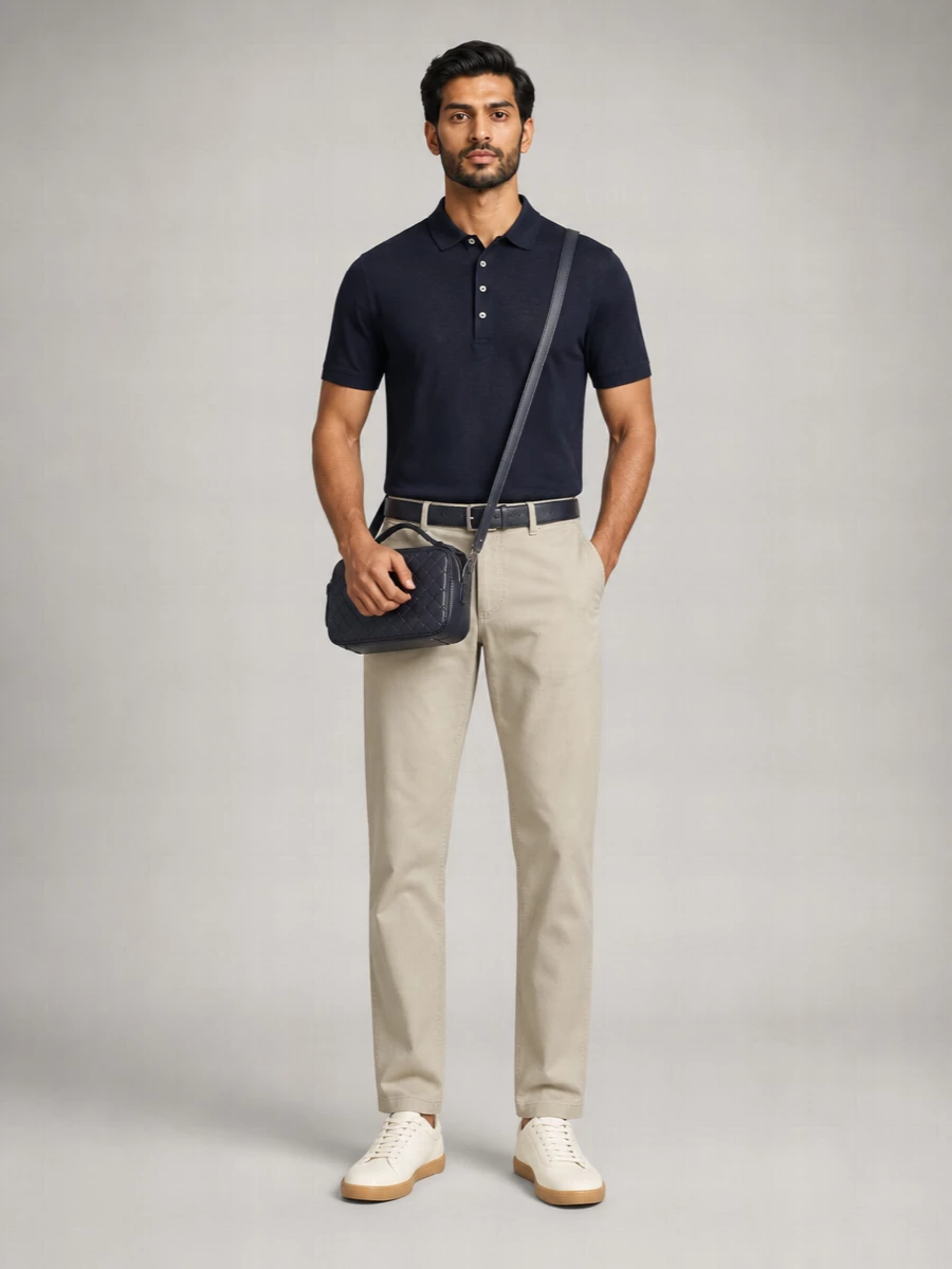 Zegna Linen Polo Shirt