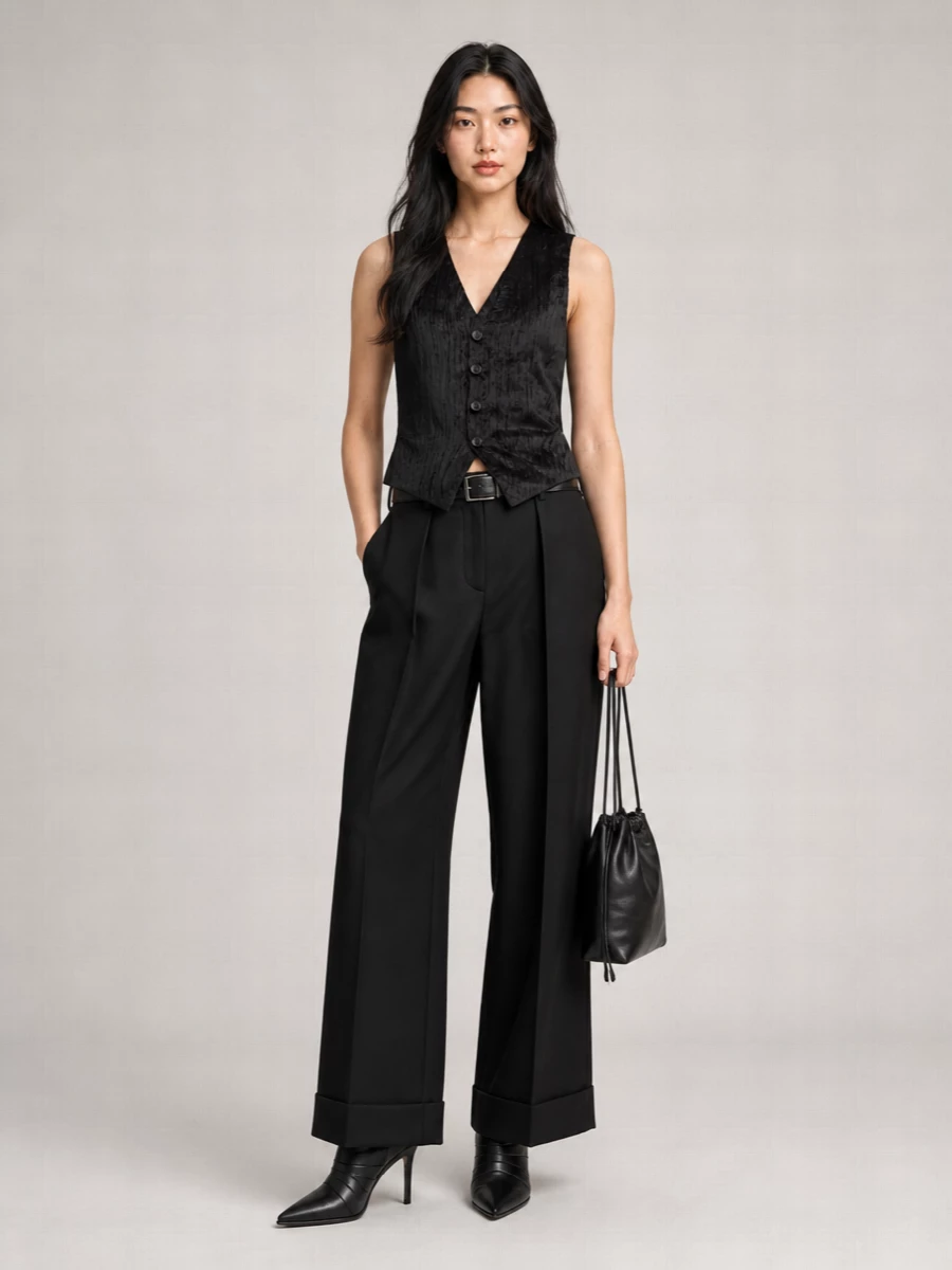 Ann Demeulemeester satin waistcoat
