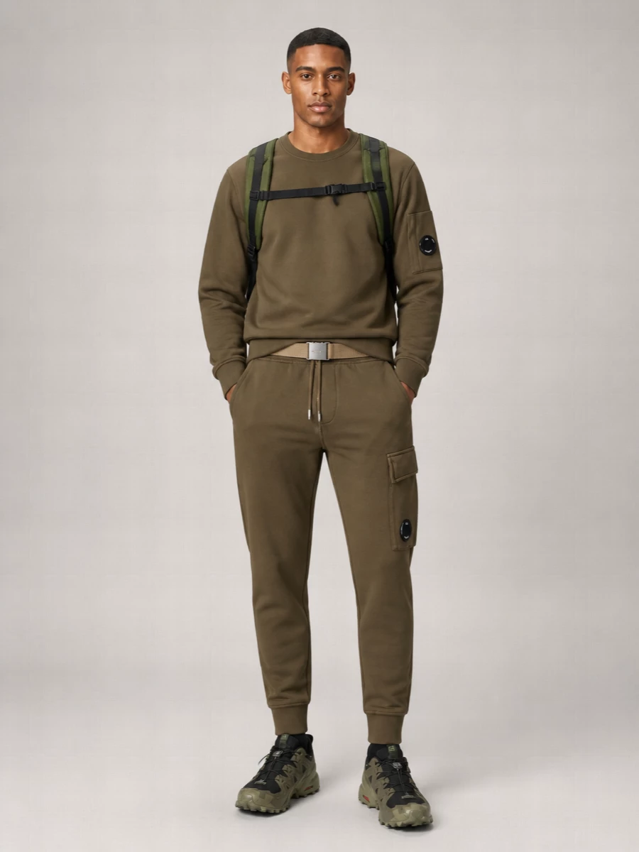 C.p. Company Cotton Straight-Leg Track Pants
