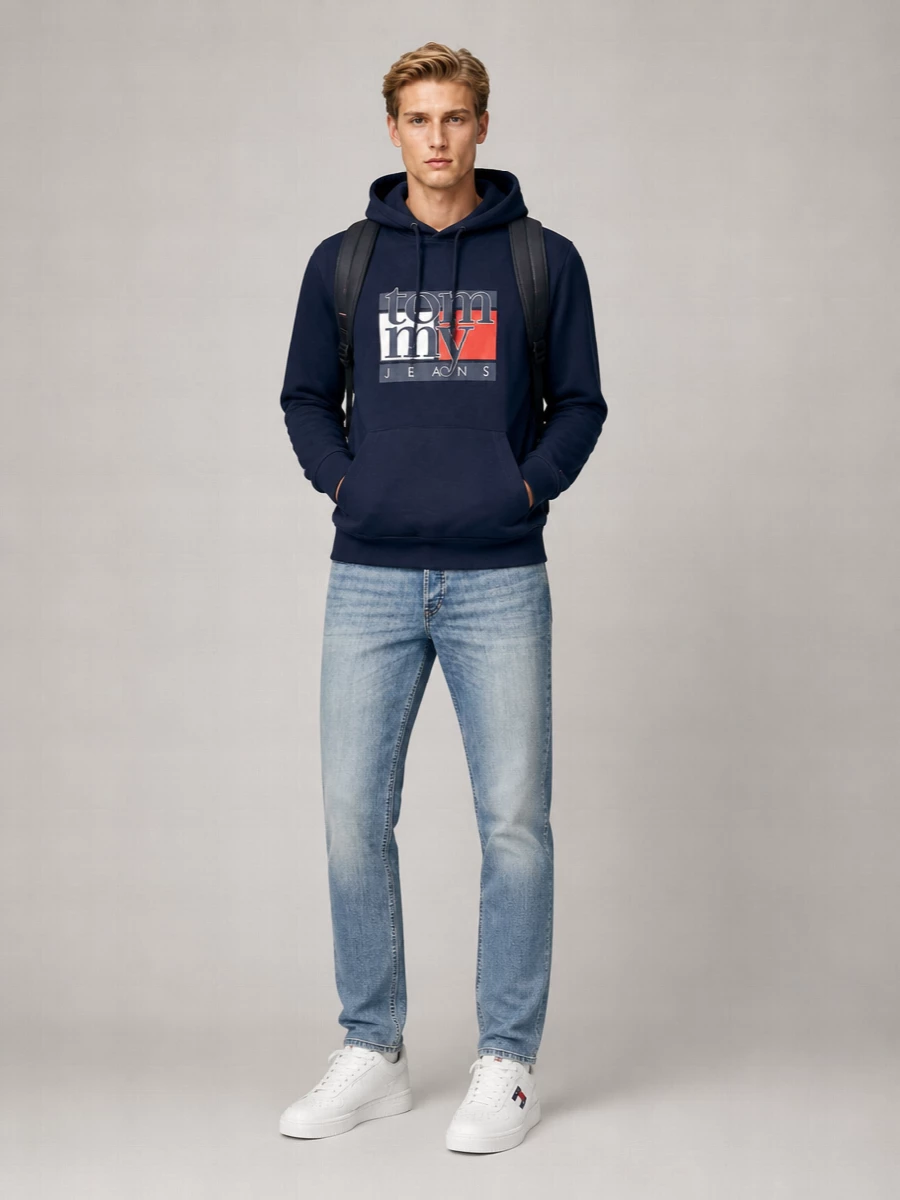 Tommy Hilfiger Cotton Relaxed-Fit Hoodie