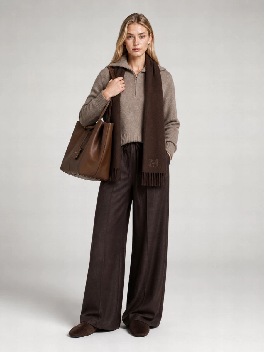 Max Mara virgin wool loungewear pants