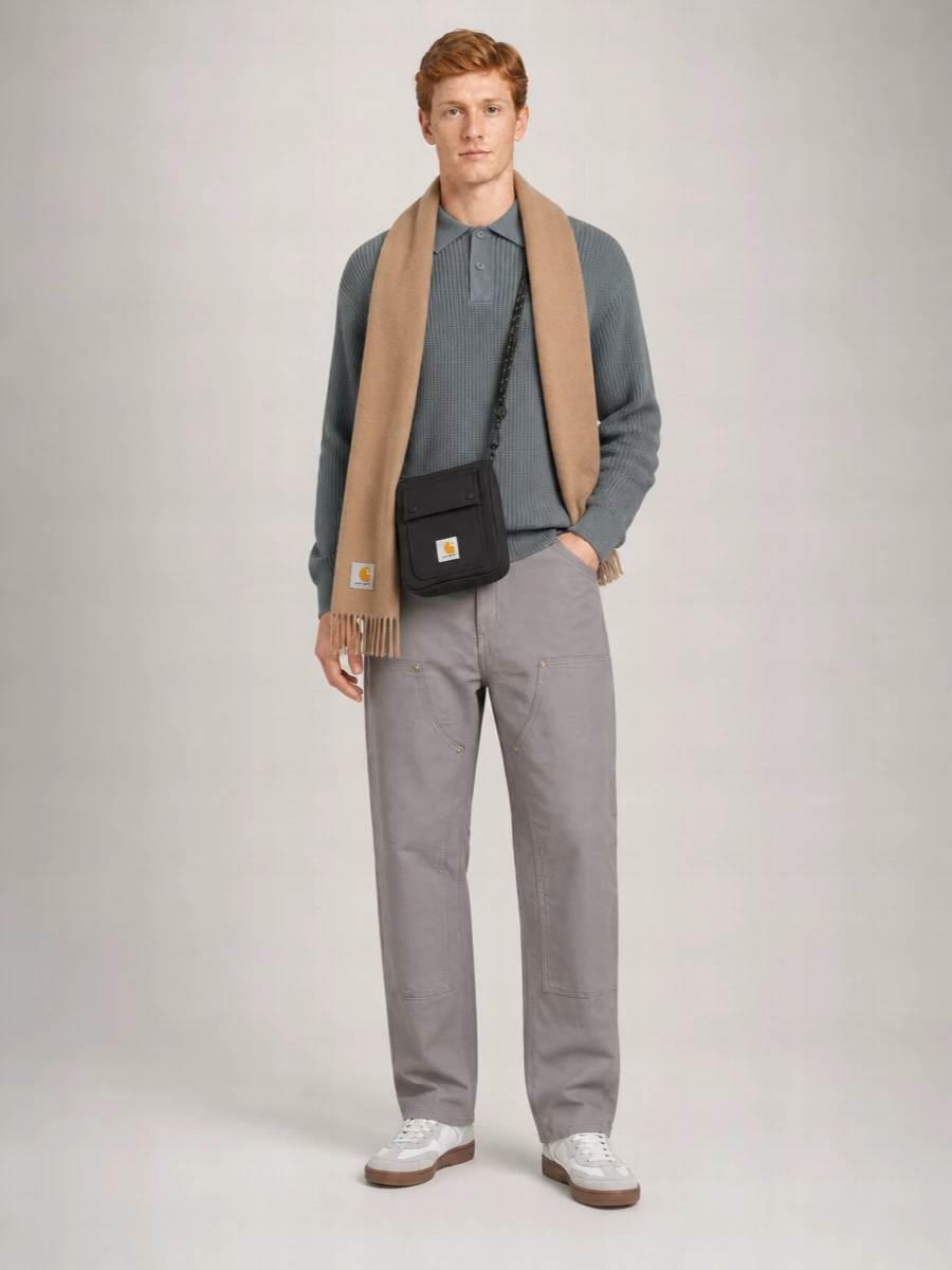 Carhartt Wip Ribbed Long-Sleeve Polo Shirt