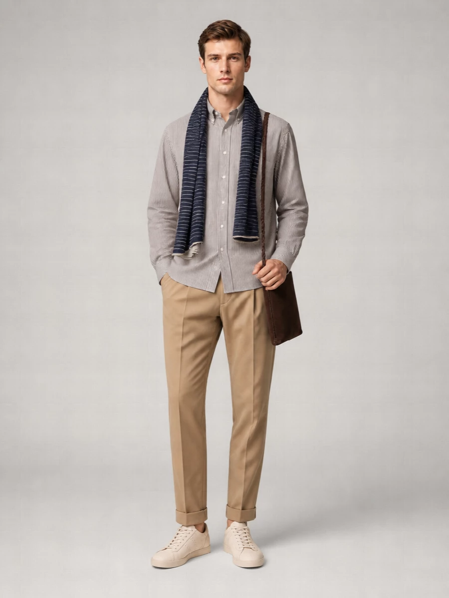 Beams Plus Cotton Oxford Shirt
