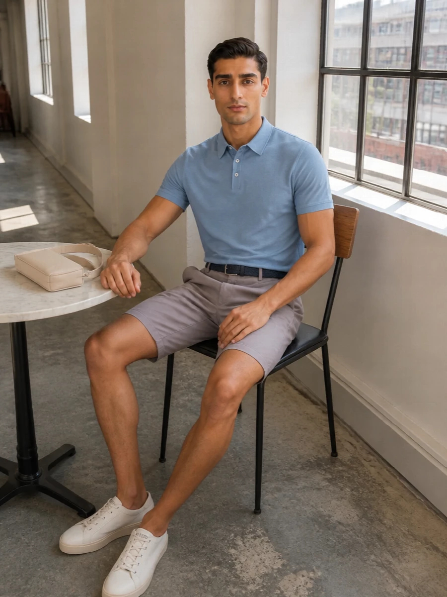 Zanone polo zegna shorts tods sneakers summer