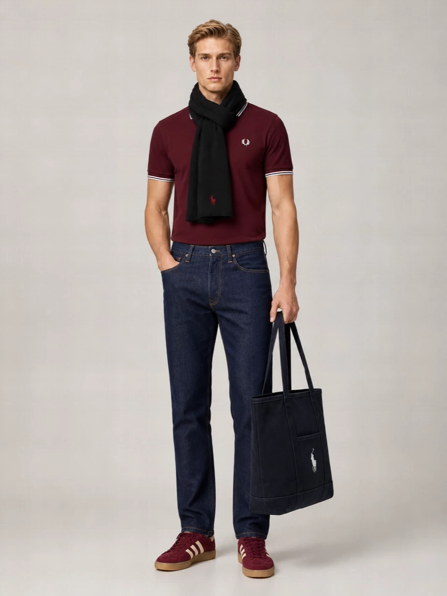 Fred Perry Cotton Piqué Polo Shirt