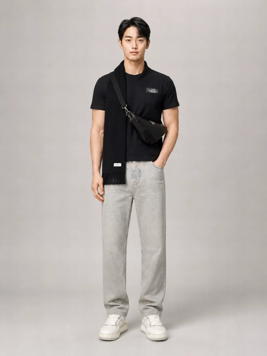 Amiri Cotton Logo Print T-Shirt
