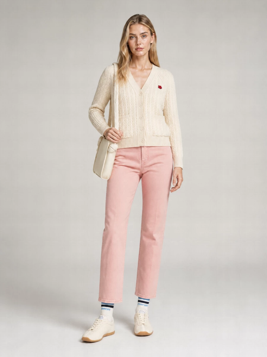 Kenzo Cotton Blend Cardigan
