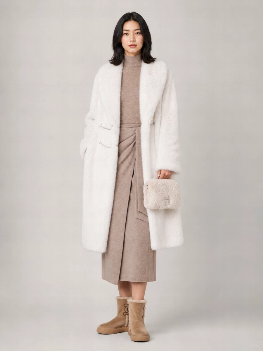 Dondup Faux Fur Coat