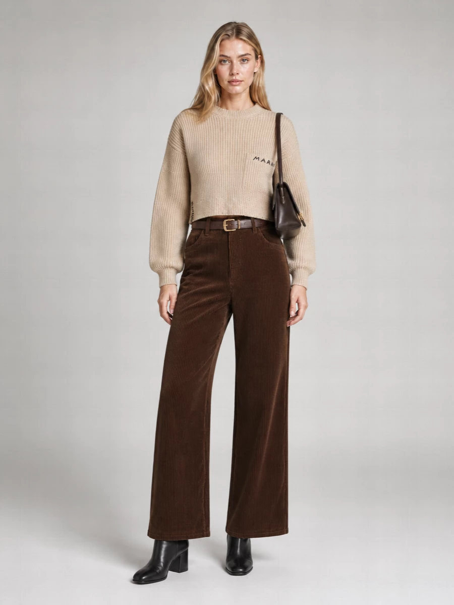 Marni Corduroy Flared Trousers