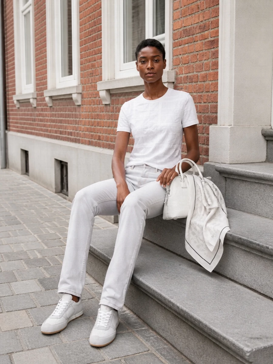 Comme des garcons tee margiela jeans outfit