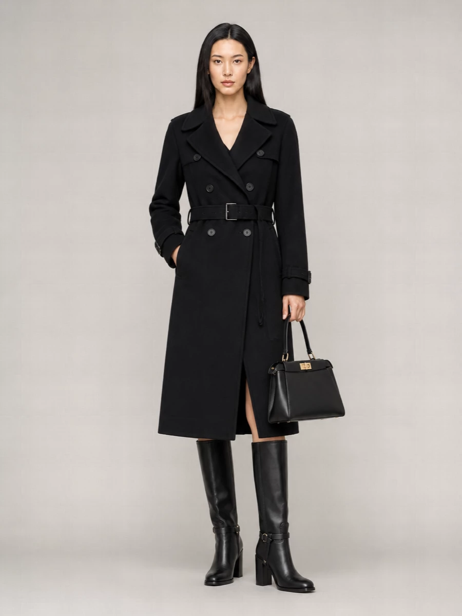 Fendi Wool Blend Fitted Jacket
