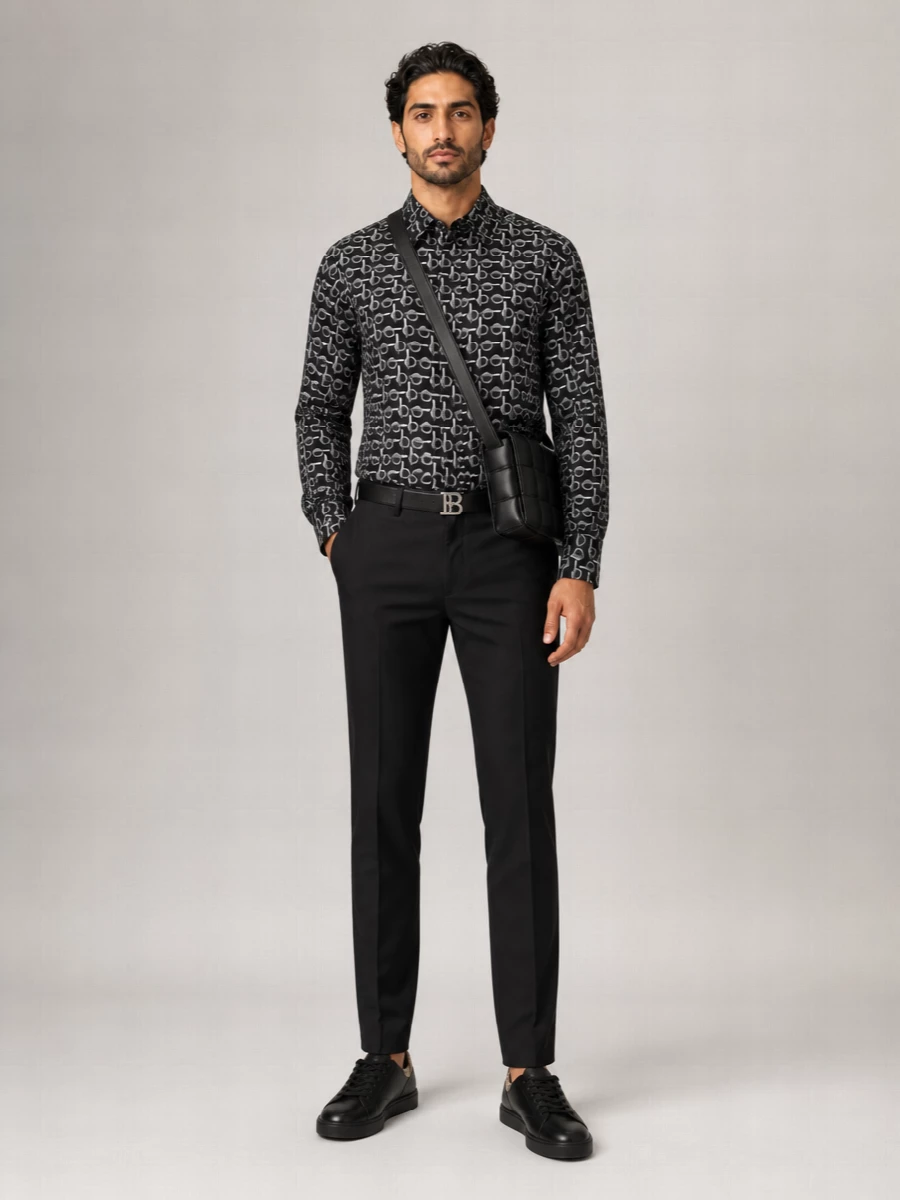 Burberry Silk Printed Shirt